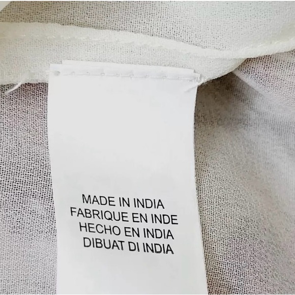 Lucky Brand Floral Off Shoulder Blouse - Size Medium - Picture 7 of 7